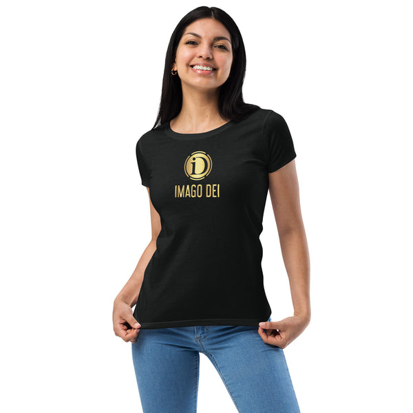 LADIES FITTED IMAGO DEI T-SHIRT.