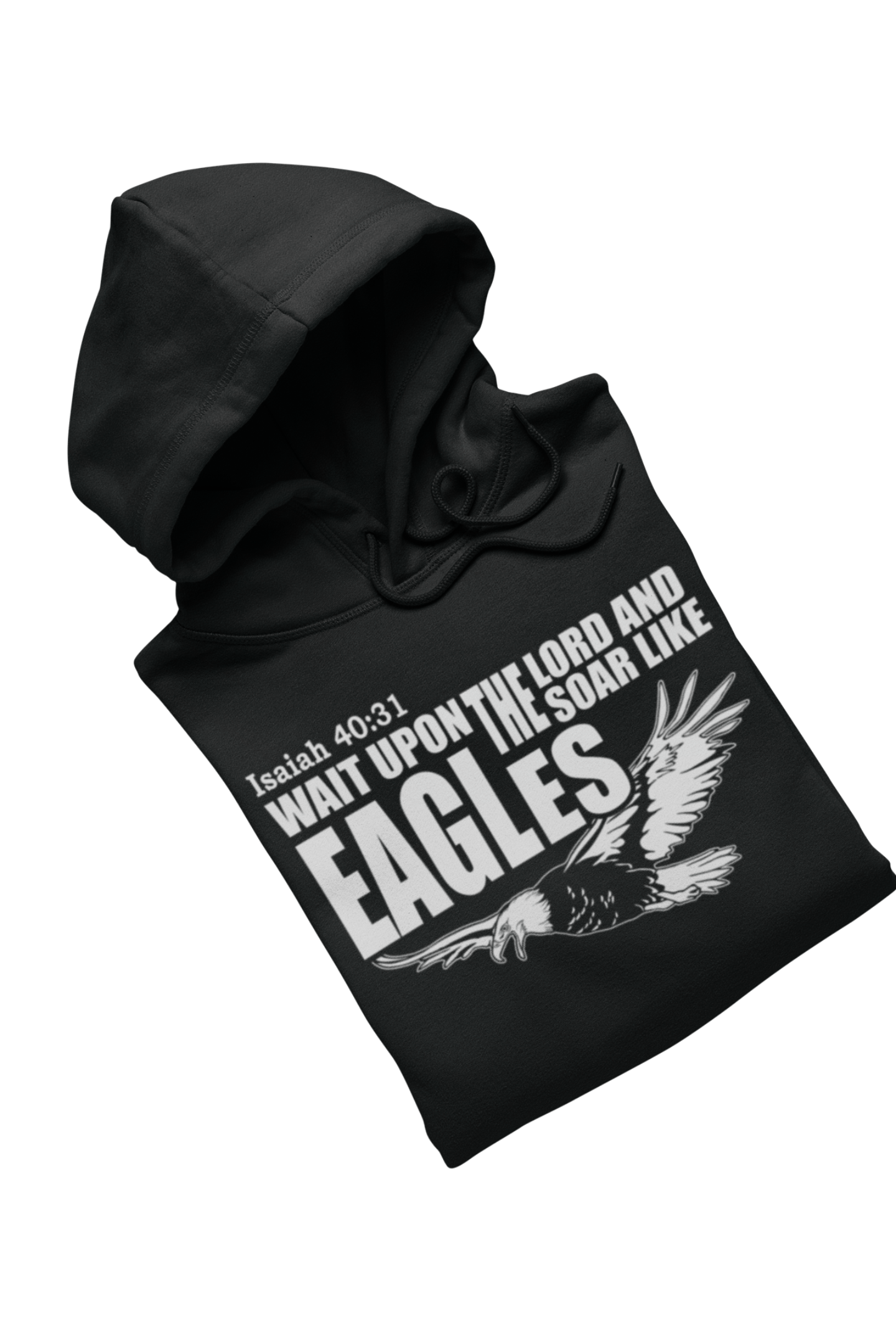 EAGLES LADIES  BLACK HOODIE.