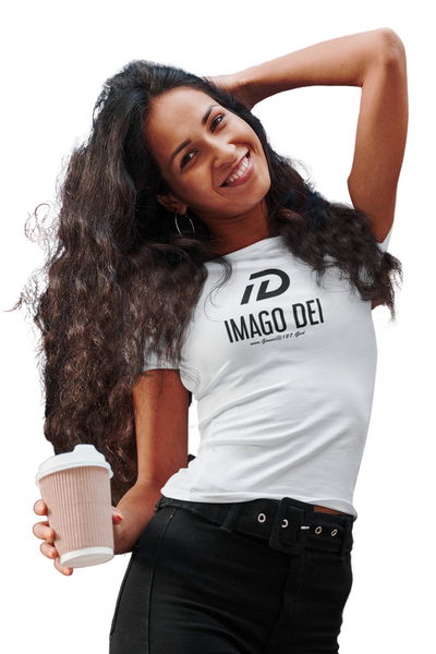 LAIDES IMAGO DEI T-SHIRT.