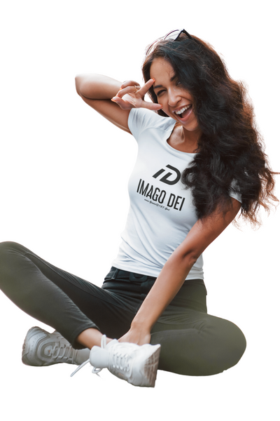 LAIDES IMAGO DEI T-SHIRT.