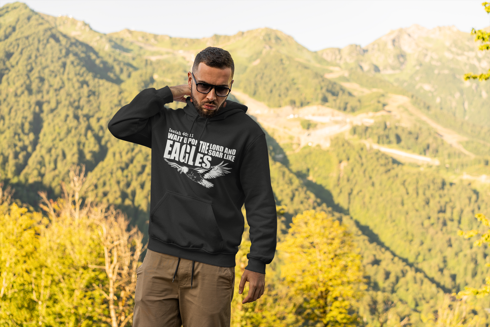 EAGLES MAN'S HOODIES.