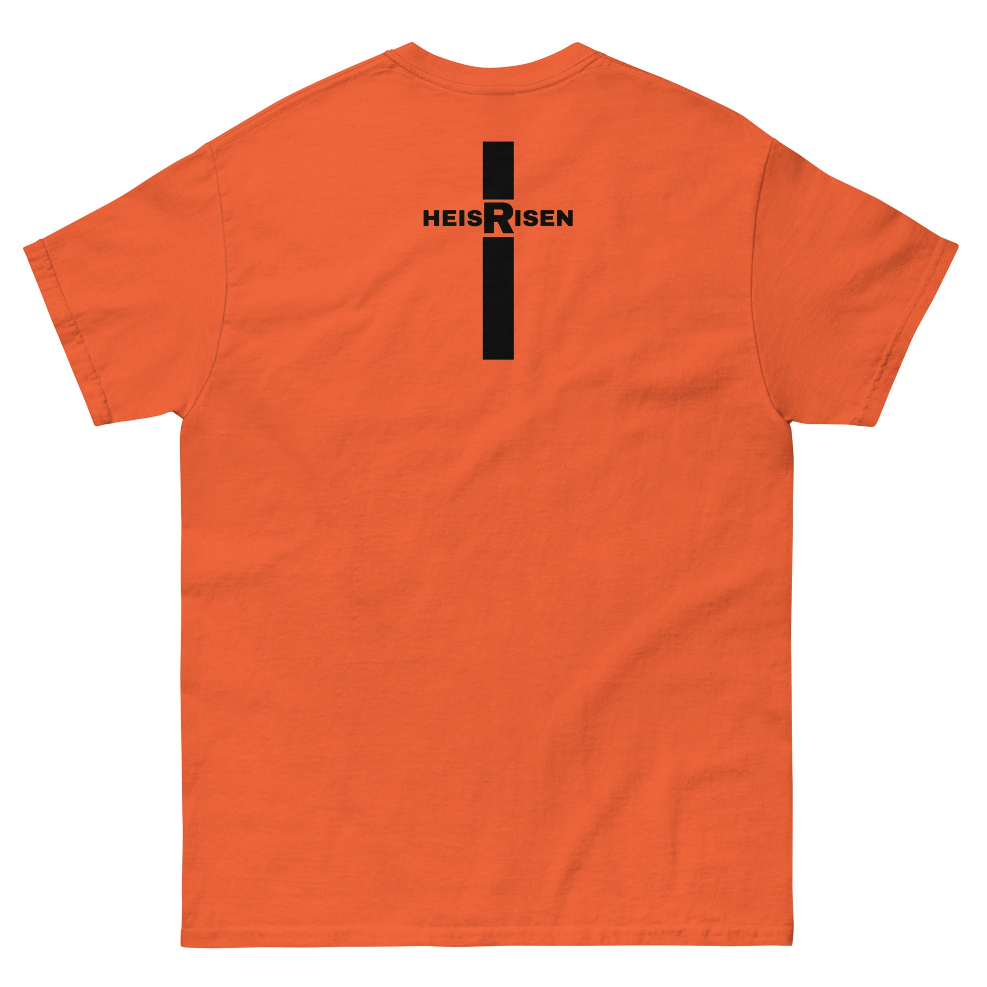 HE IS RISEN — Resurrection T‑Shirt (Red & Orange)  Living Hope Collection  DKINGDOMFASHIONS