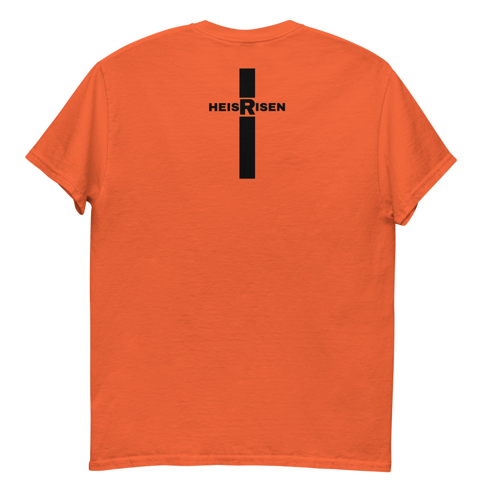 HE IS RISEN — Resurrection T‑Shirt (Red & Orange)  Living Hope Collection  DKINGDOMFASHIONS