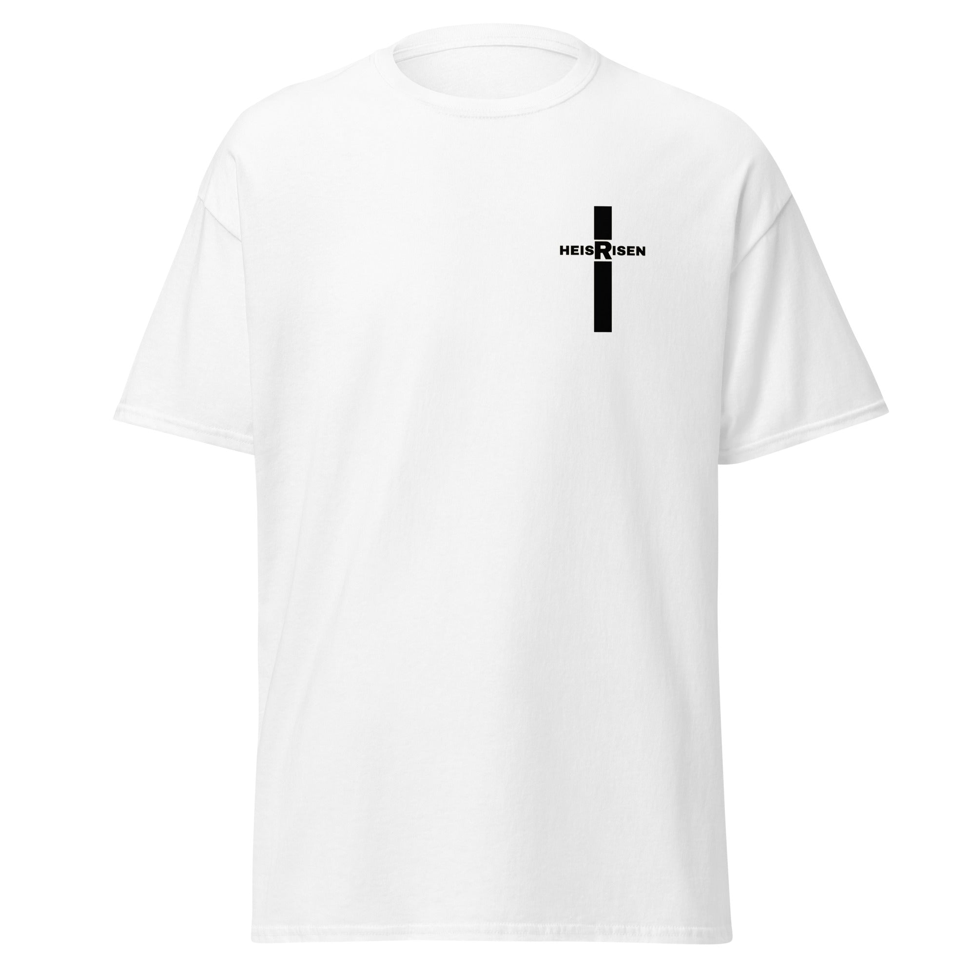 DKINGDOMFASHIONS resurrection‑themed Christian shirt declaring He Is Risen.