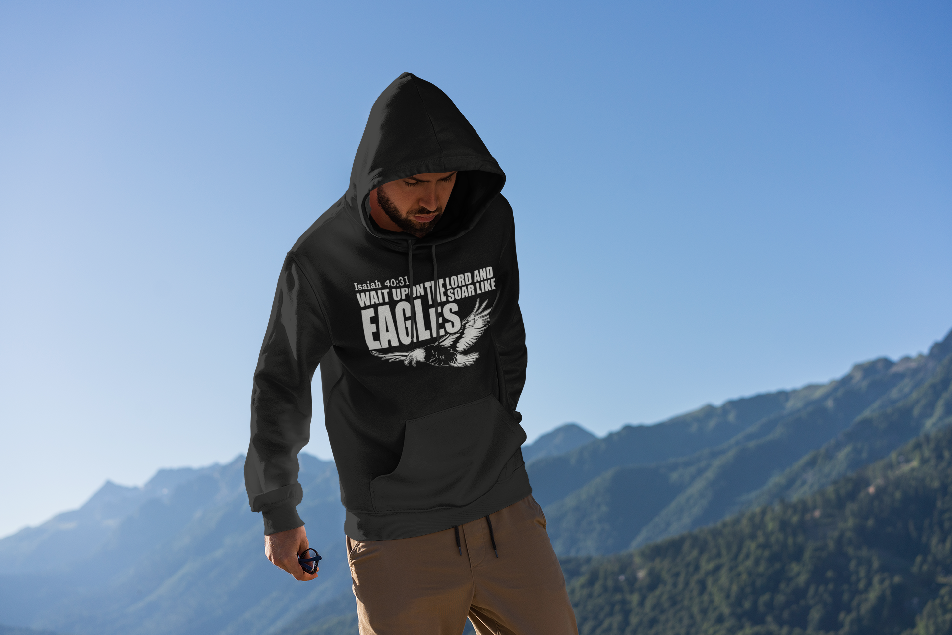 EAGLES MAN'S HOODIES.