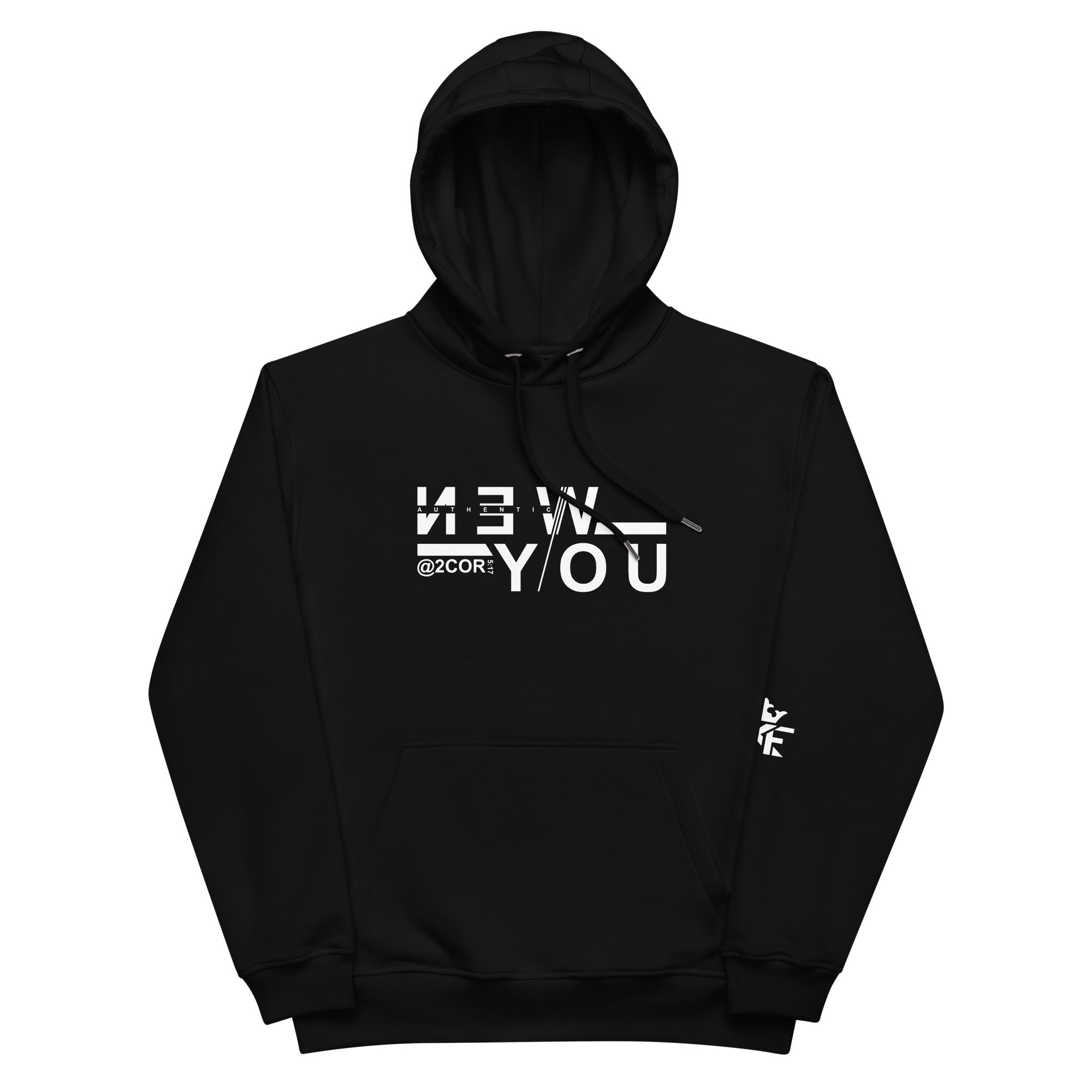 Christian streetwear apparel featuring DKINGDOMFASHIONS’ 2 Corinthians 5:17 New Creation design in a premium, soft‑fit silhouette