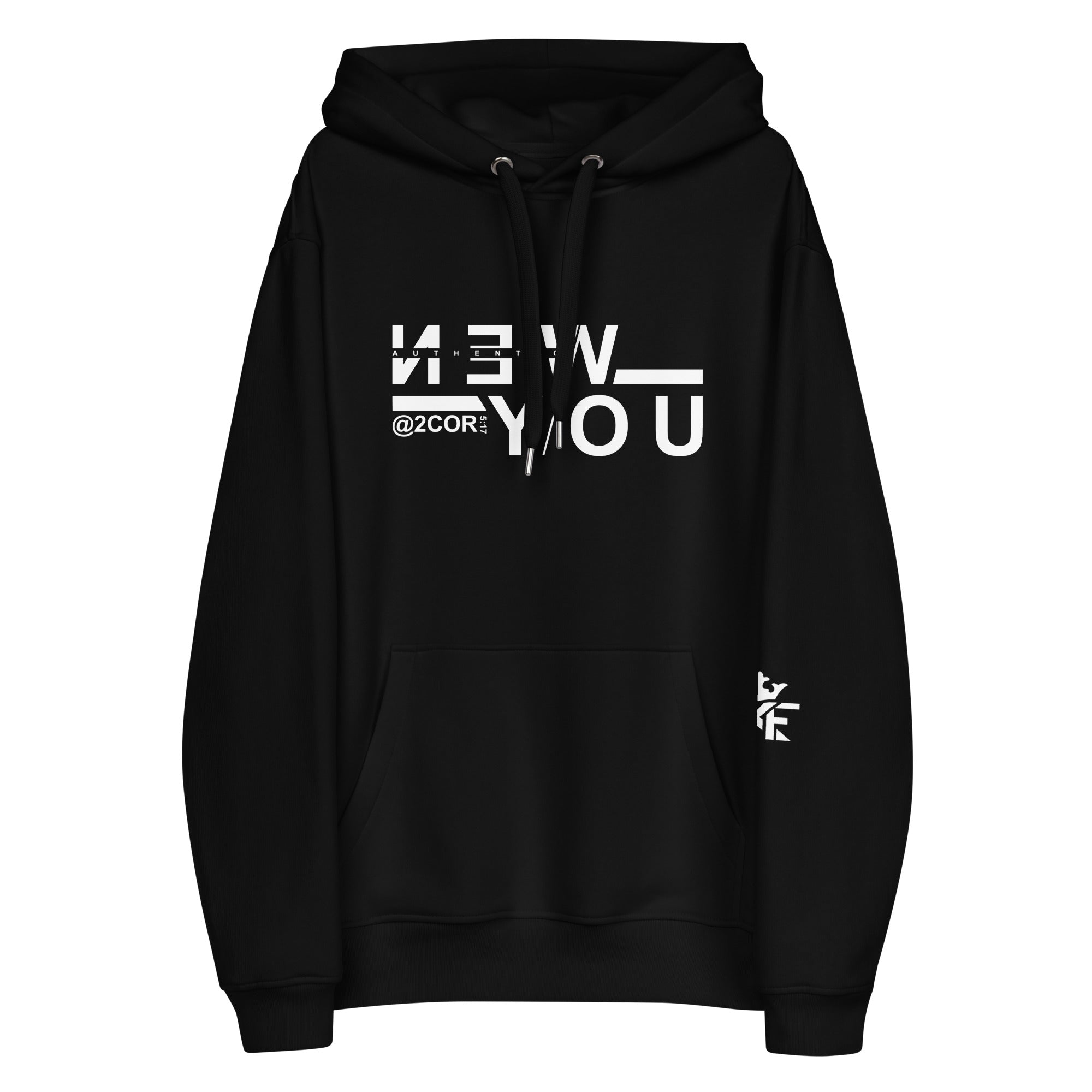 Christian streetwear apparel featuring DKINGDOMFASHIONS’ 2 Corinthians 5:17 New Creation design in a premium, soft‑fit silhouette