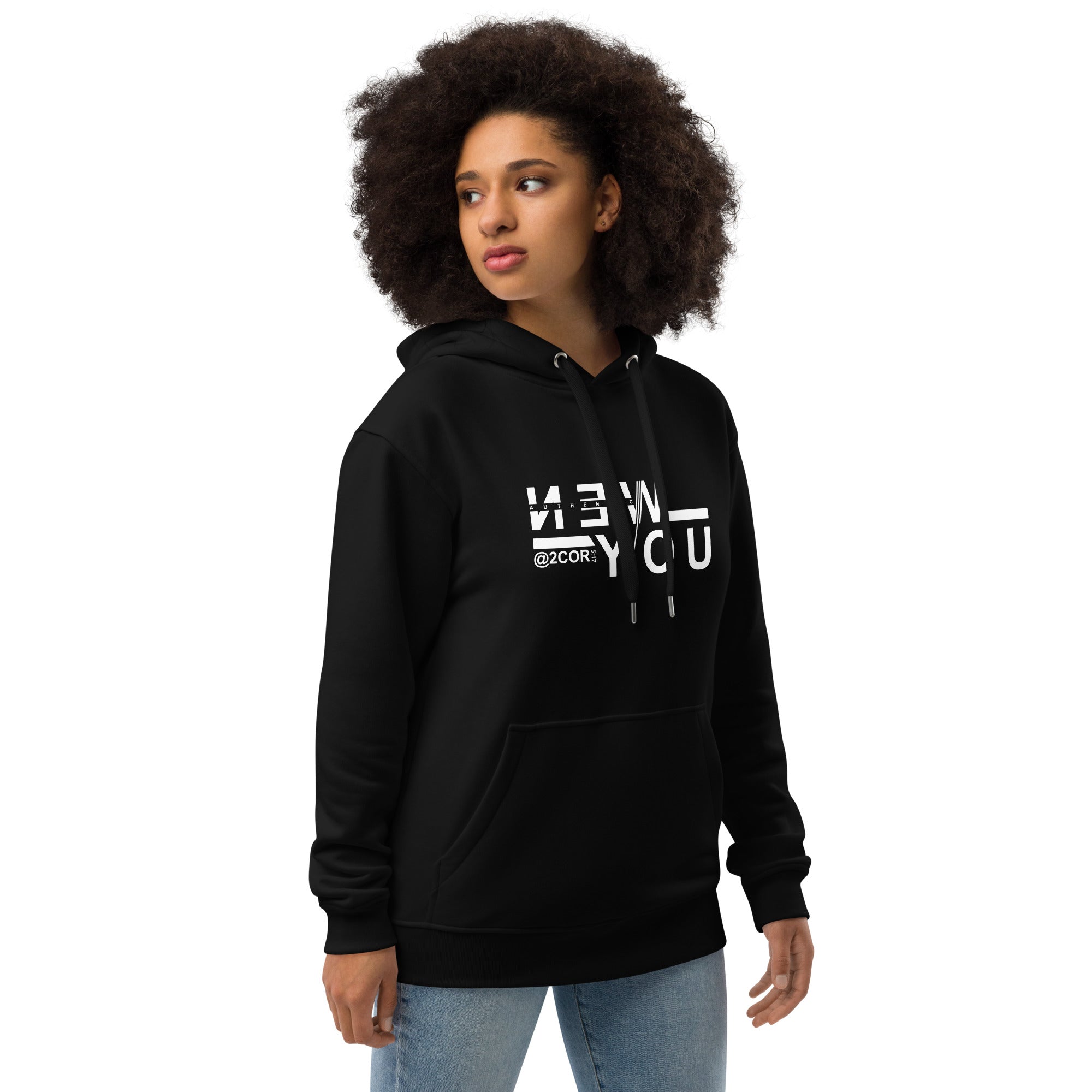 Christian streetwear apparel featuring DKINGDOMFASHIONS’ 2 Corinthians 5:17 New Creation design in a premium, soft‑fit silhouette