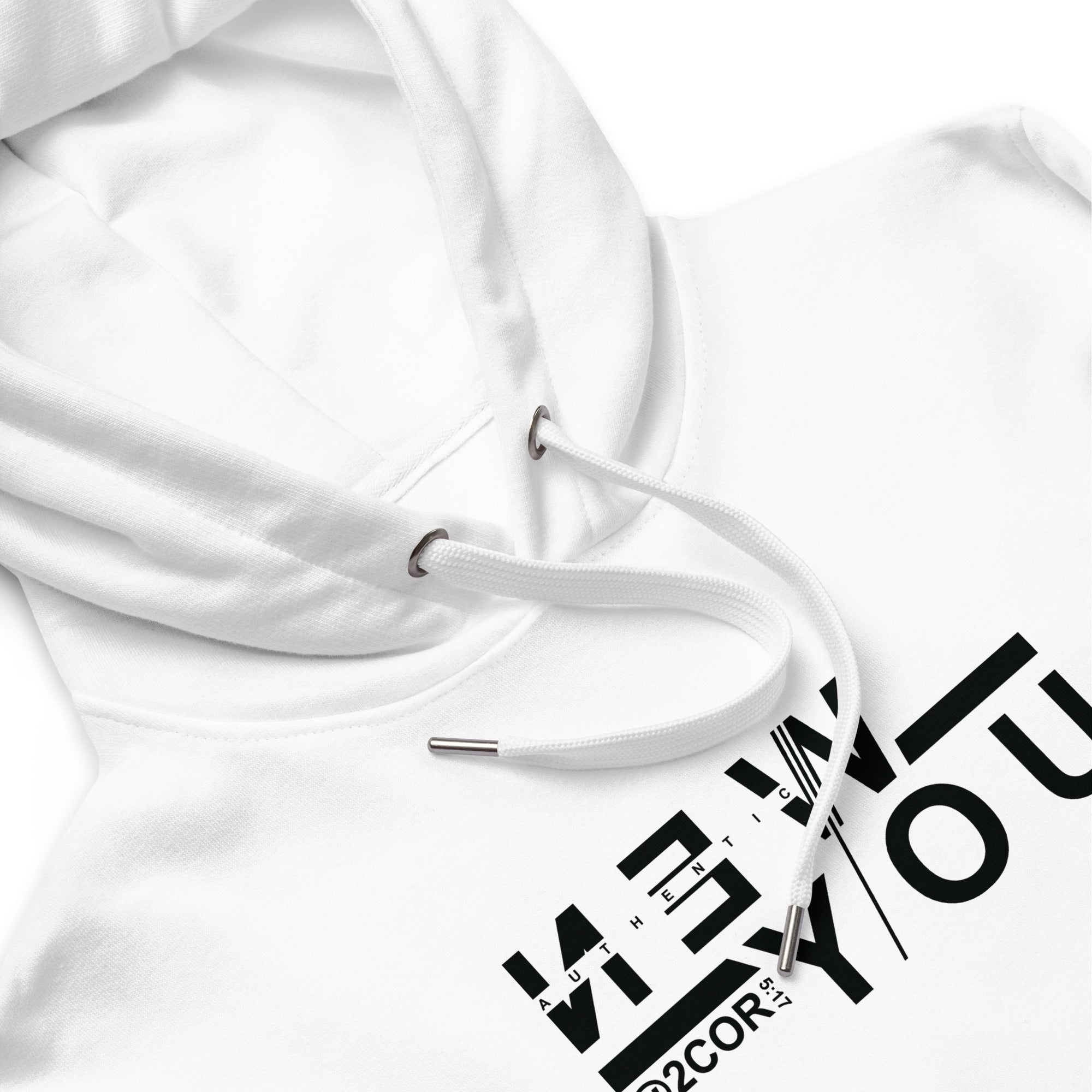"AUTHENTIC NEW YOU" WOMEN'S PREMIUM ECO HOODIE.
