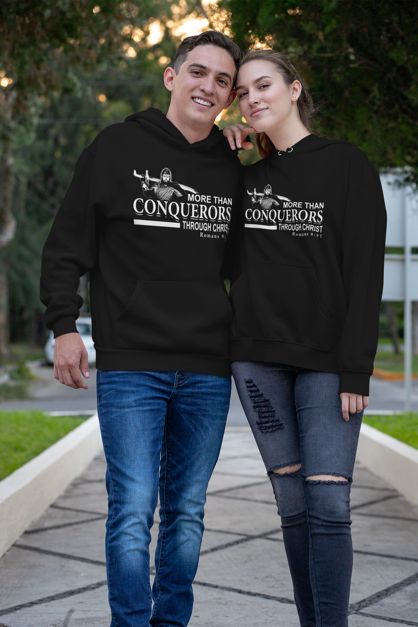 CONQUERORS UNISEX HOODIE.