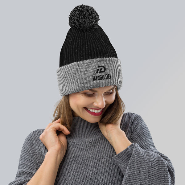 IMAGO DEI POM-POM BEANIE.
