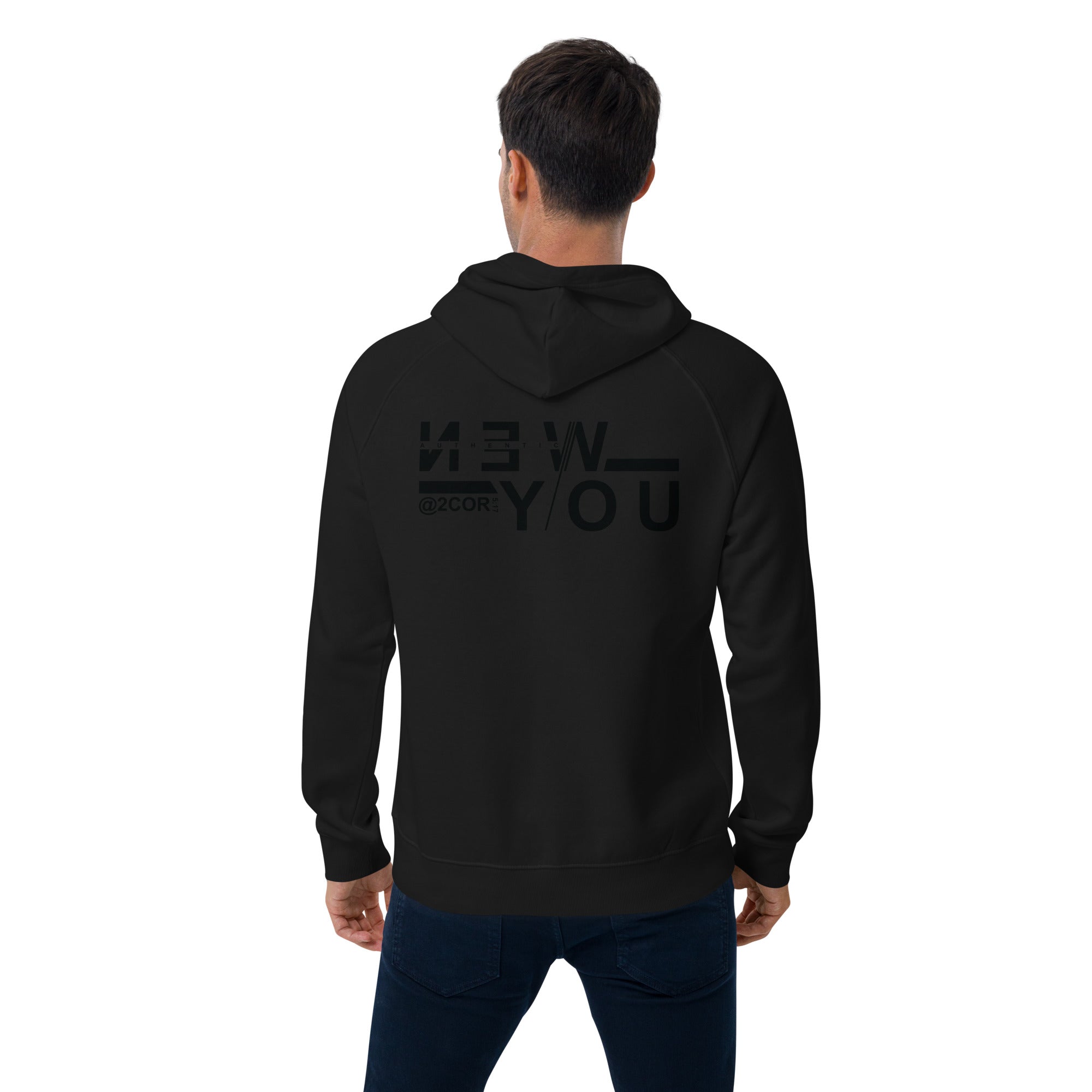 LIMITED RELEASE, NEW YOU MEN'S ECO RAGLAN HOODIE.