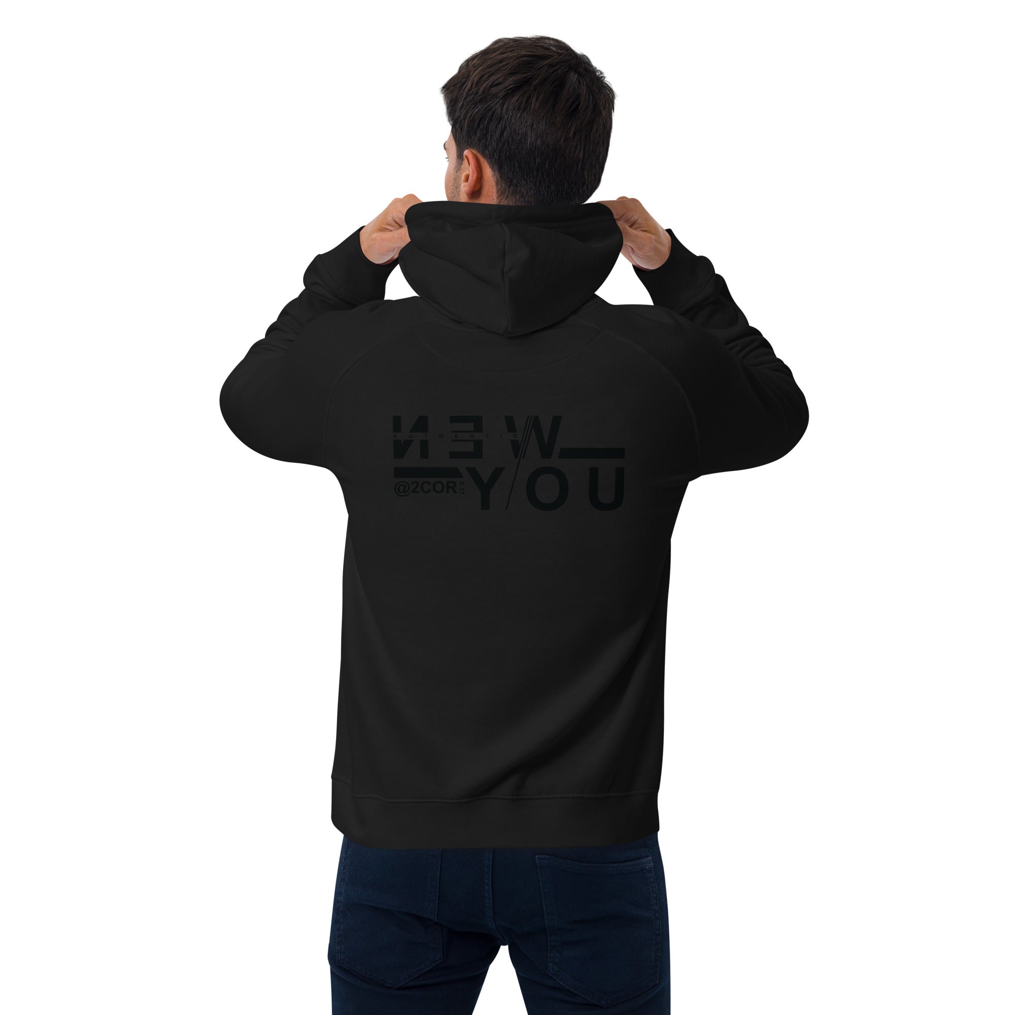 LIMITED RELEASE, NEW YOU MEN'S ECO RAGLAN HOODIE.