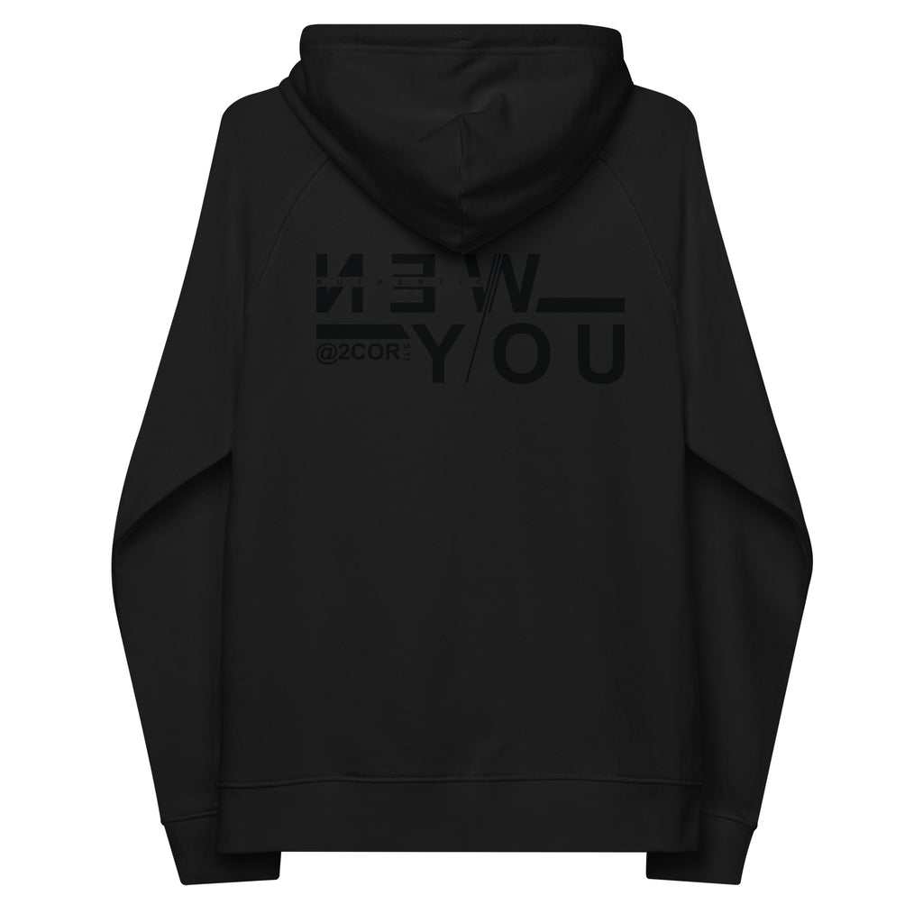 LIMITED RELEASE, NEW YOU MEN'S ECO RAGLAN HOODIE.