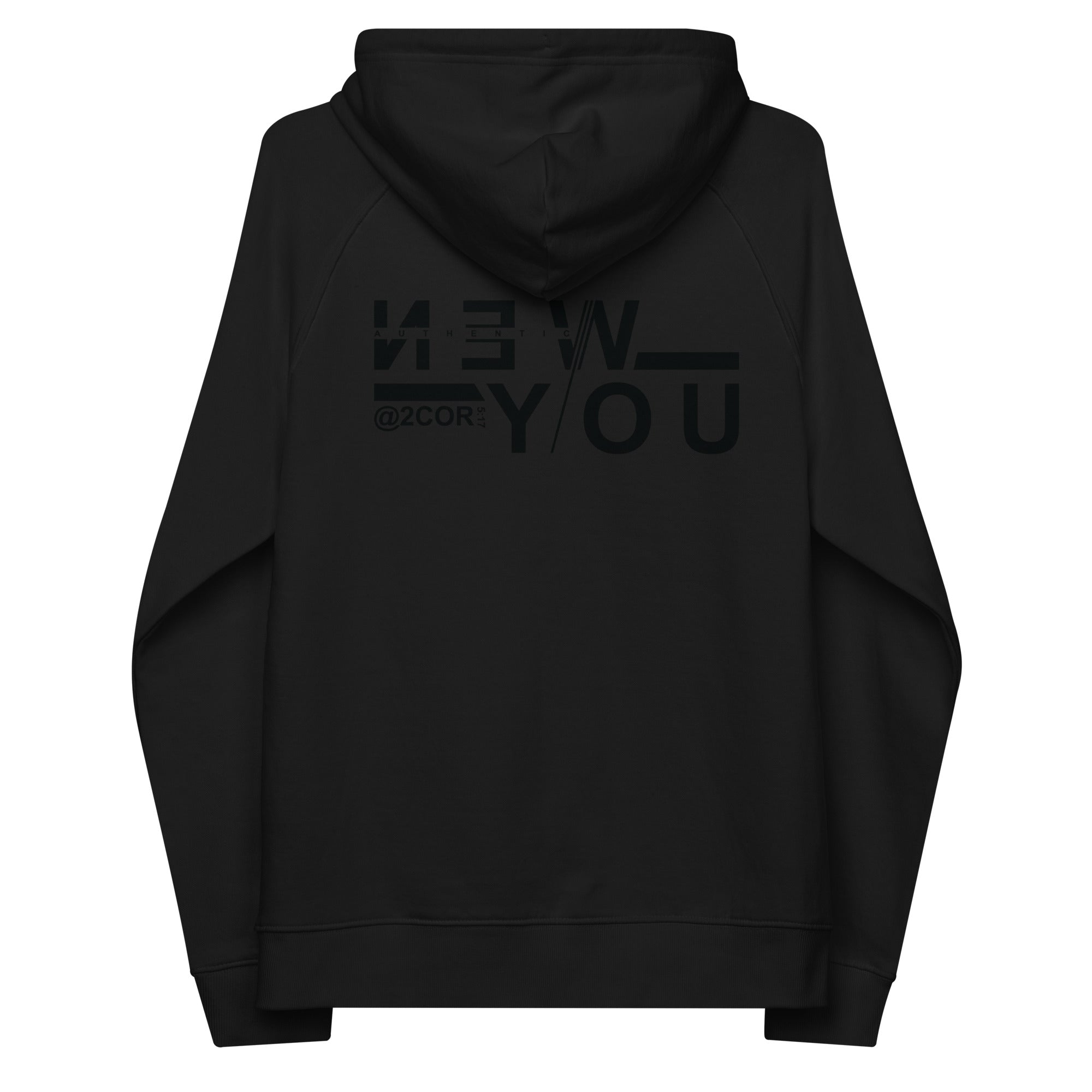 LIMITED RELEASE, NEW YOU MEN'S ECO RAGLAN HOODIE.