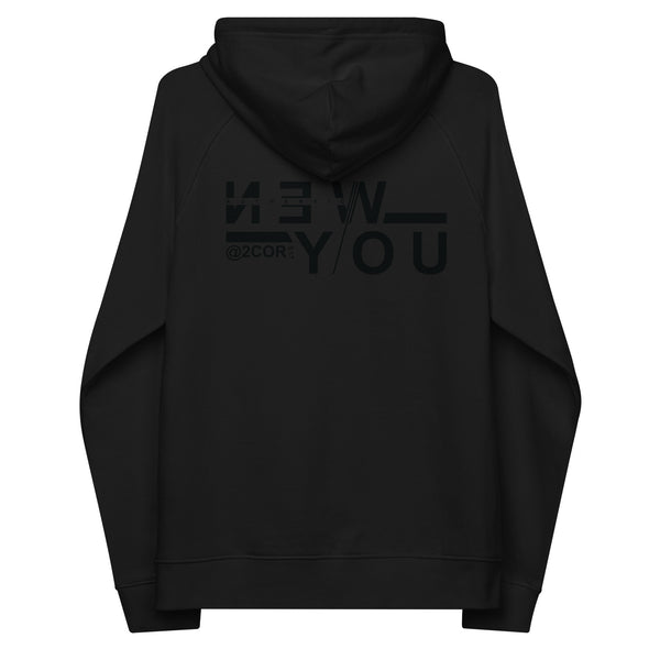 LIMITED RELEASE, NEW YOU MEN'S ECO RAGLAN HOODIE.