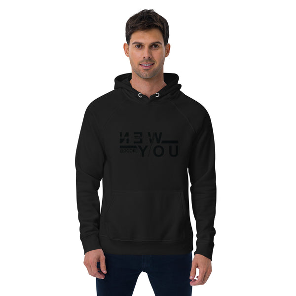 LIMITED RELEASE, NEW YOU MEN'S ECO RAGLAN HOODIE.