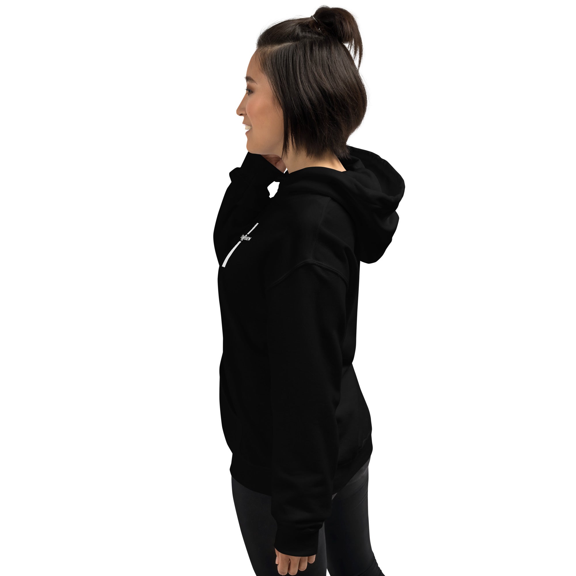 Black women’s Christian resurrection hoodie with Praise God for a Living Hope and 1 Peter 1:3.