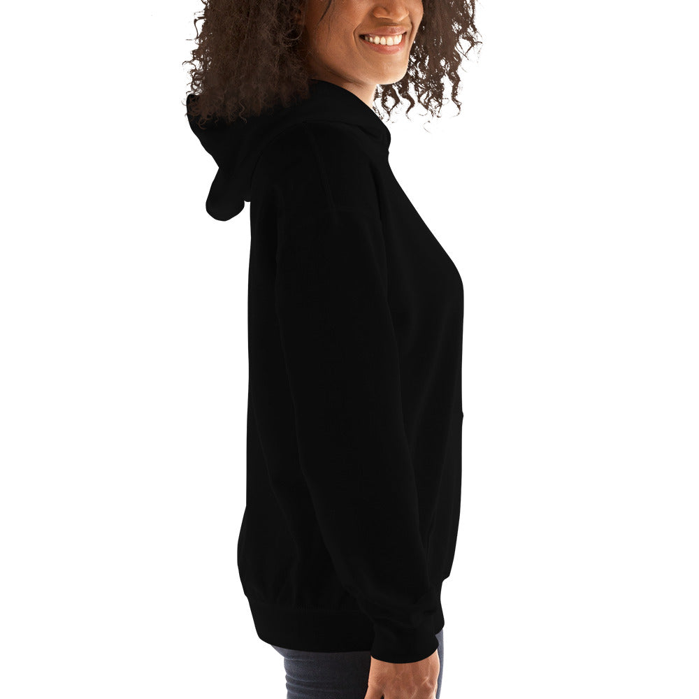Black women’s Christian resurrection hoodie with Praise God for a Living Hope and 1 Peter 1:3.