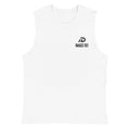 IMAGO DEI  MEN'S WHITE SLEEVELSS TANK