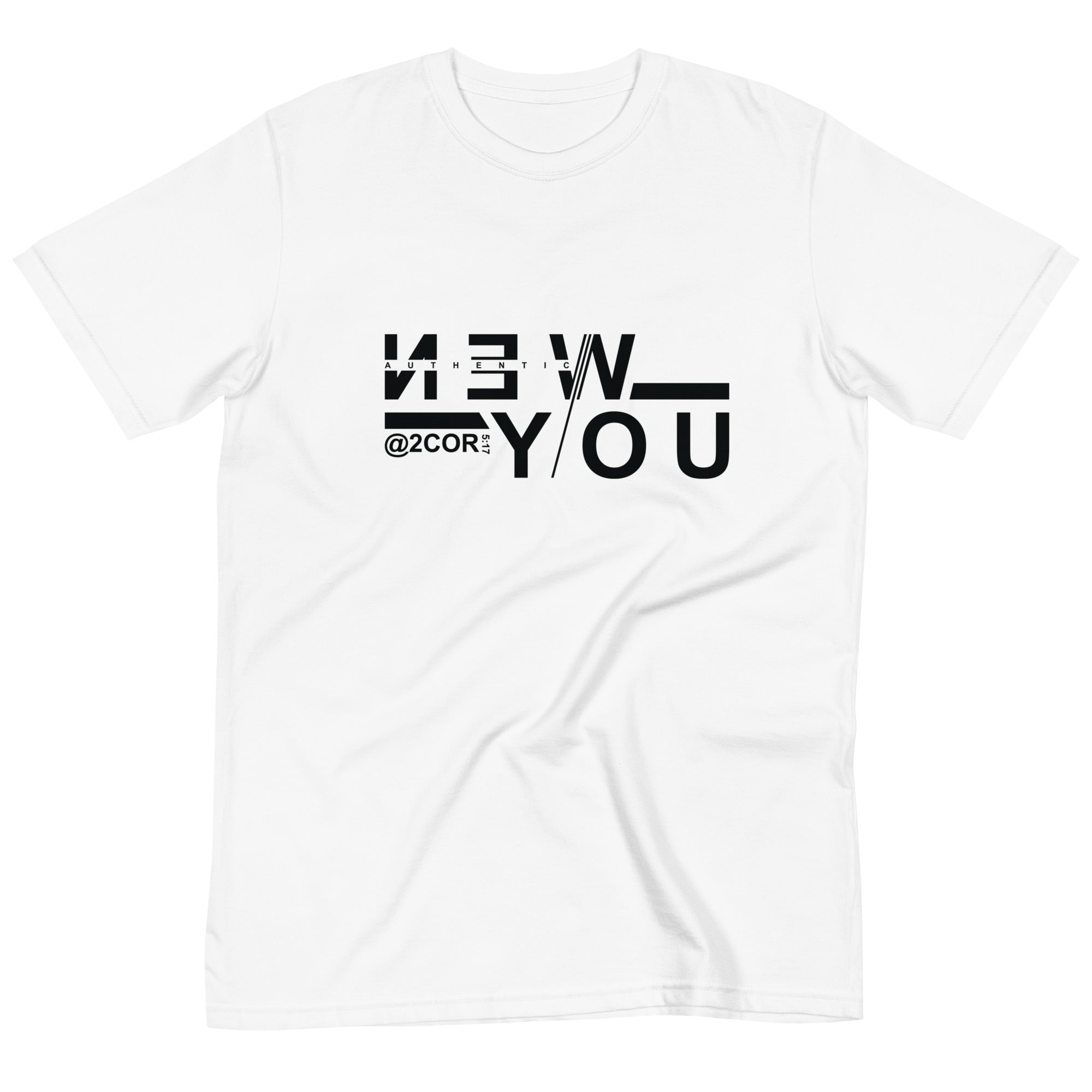 "AUTHENTIC NEW YOU" WOMEN'S ORGANIC T-SHIRT.