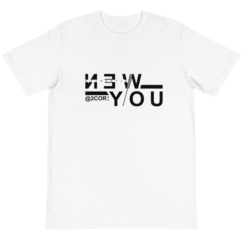 "AUTHENTIC NEW YOU" WOMEN'S ORGANIC T-SHIRT.