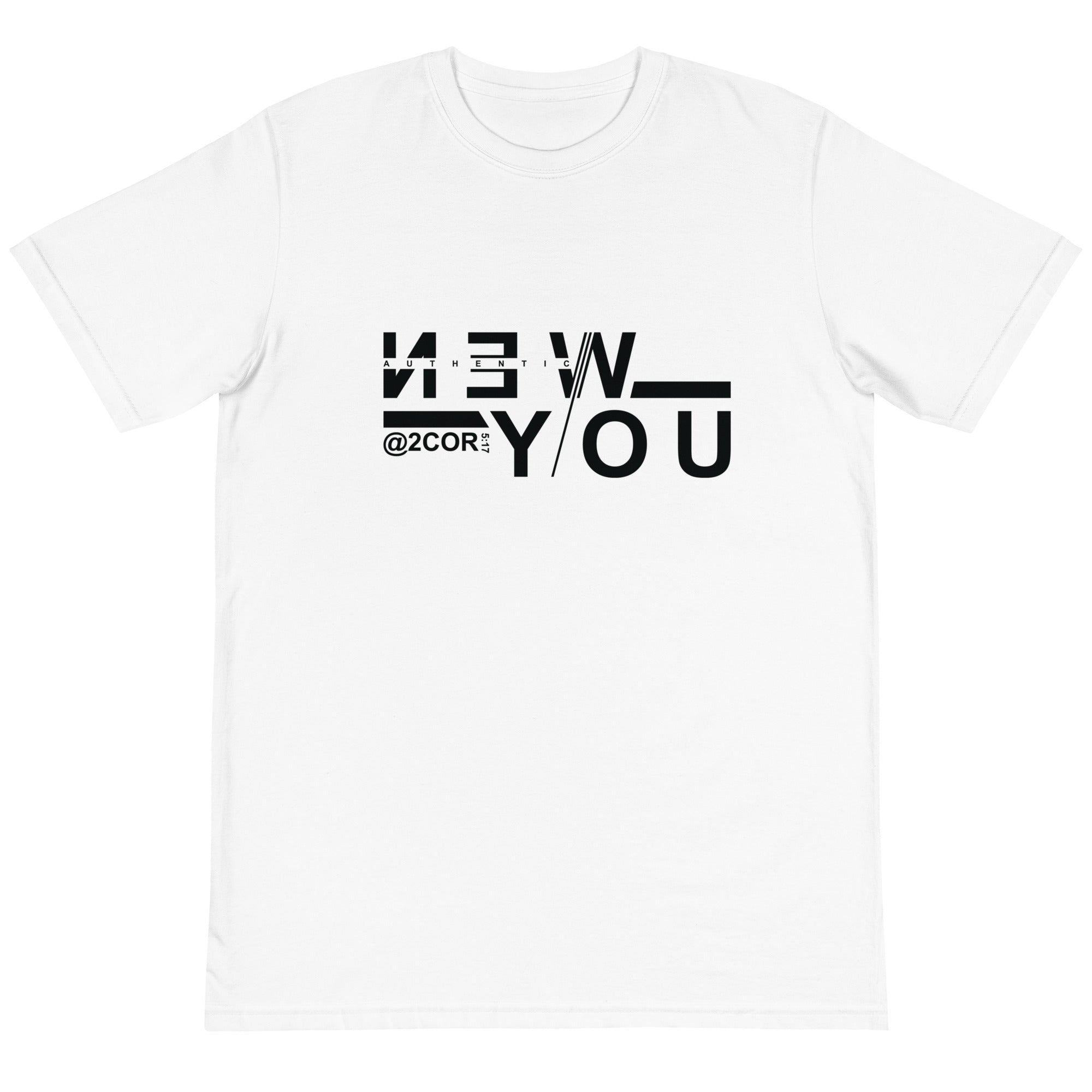 "AUTHENTIC NEW YOU" WOMEN'S ORGANIC T-SHIRT.
