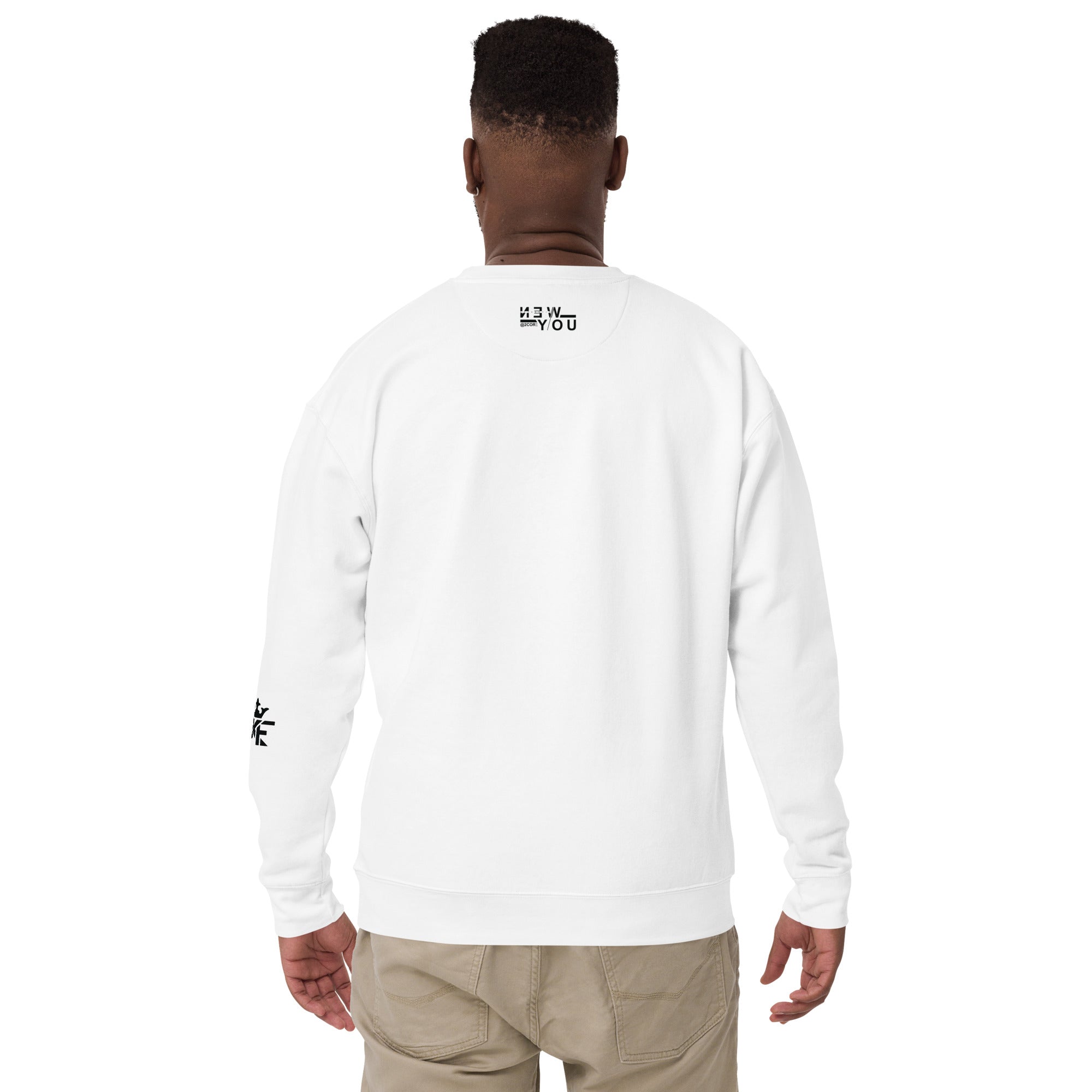 Christian streetwear apparel featuring DKINGDOMFASHIONS’ 2 Corinthians 5:17 New Creation design in a premium, soft‑fit silhouette