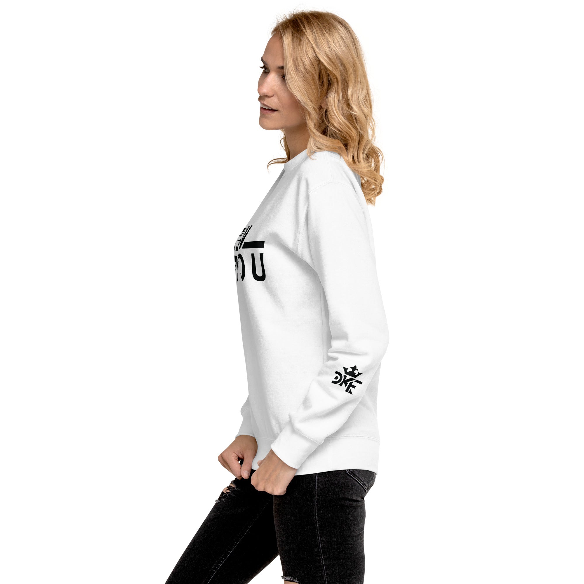 2 Corinthians 5:17 premium sweatshirt with Christian streetwear design by DKINGDOMFASHIONS.