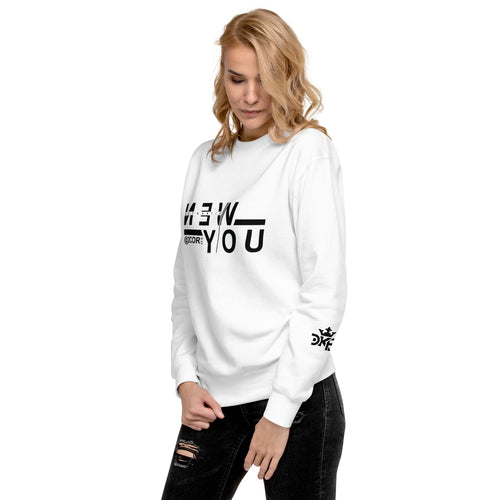 2 Corinthians 5:17 premium sweatshirt with Christian streetwear design by DKINGDOMFASHIONS.